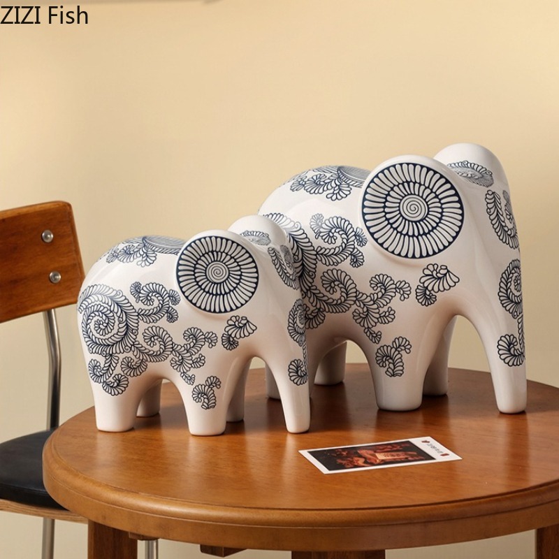 New Chinese Style Ceramic Elep - Art Craft Elephant incelemesi ve fiyatı