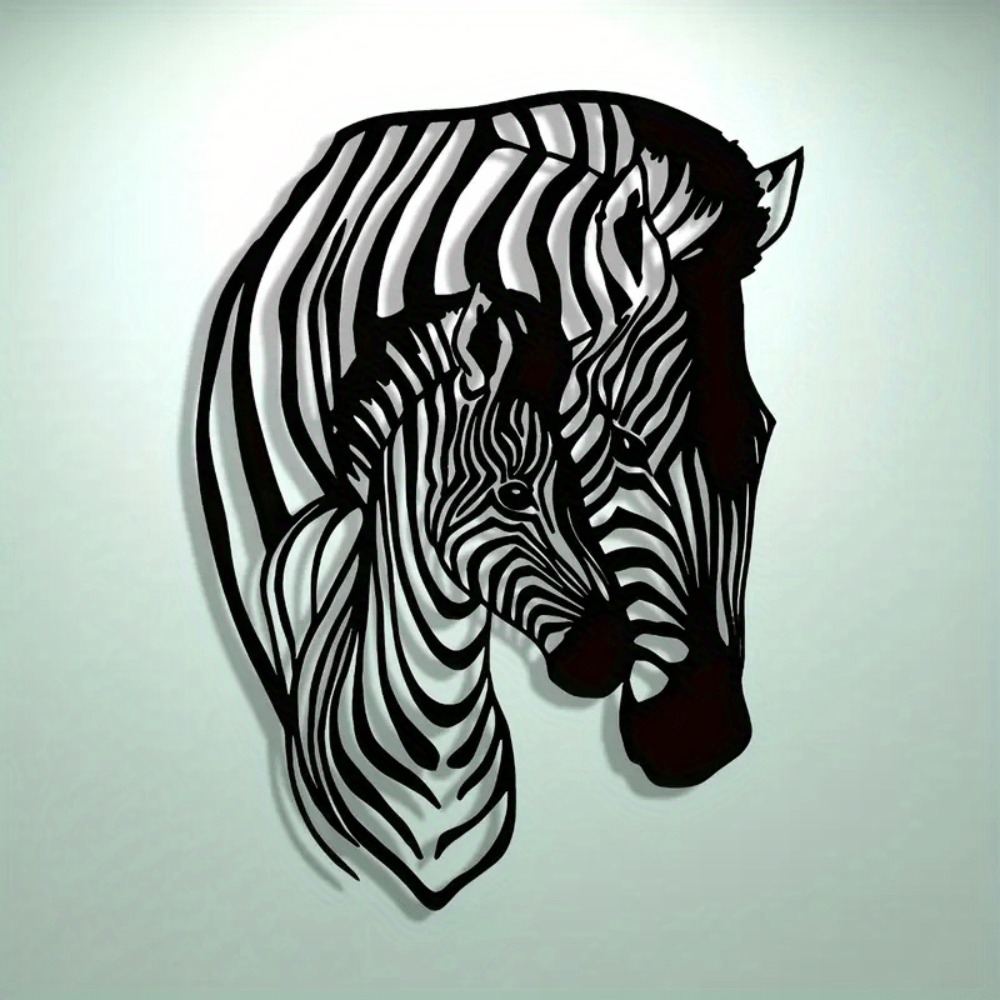 Elegant Minimalist Zebra Famil - Art Craft Zebra incelemesi ve fiyatı