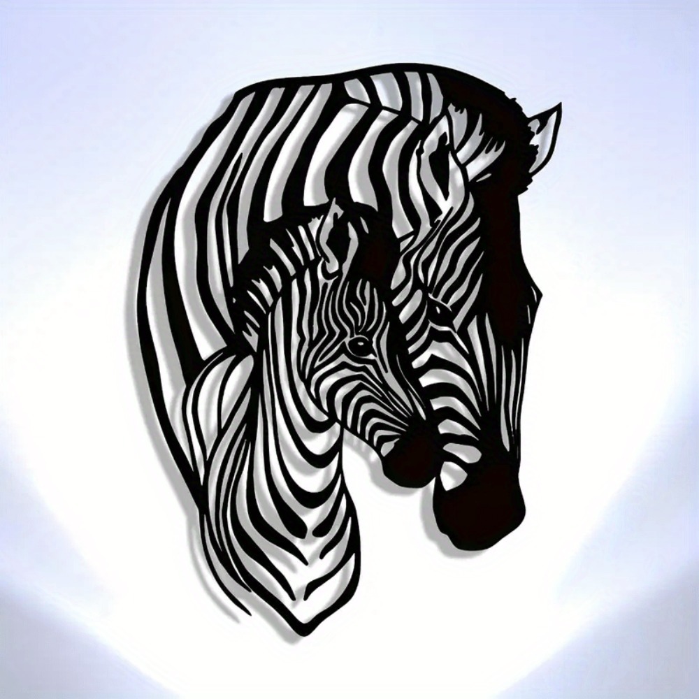 Elegant Minimalist Zebra Famil - Art Craft Zebra incelemesi ve fiyatı