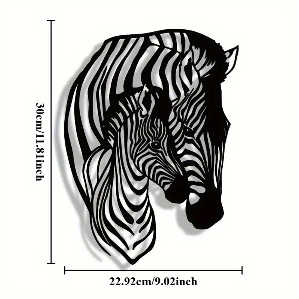 Elegant Minimalist Zebra Famil - Art Craft Zebra incelemesi ve fiyatı