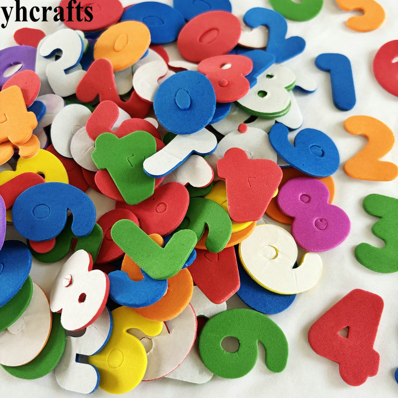 150PCS Mixed color 0-9 number  - Art And Craft Letter Z incelemesi ve fiyatı