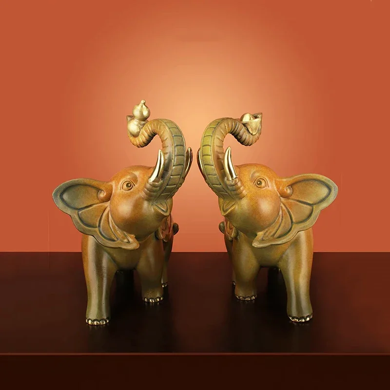 SAT Brass Elephant Sculpture O - Art Craft Elephant incelemesi ve fiyatı