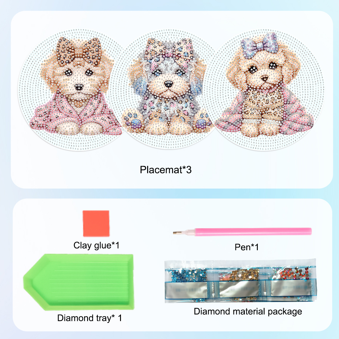 3Pcs Diamond Art Painting Plac - Art Craft Home incelemesi ve fiyatı