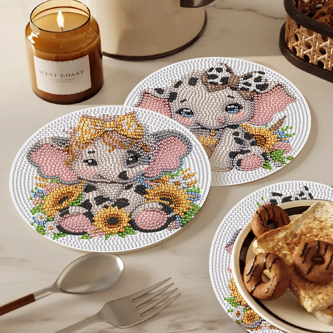 3Pcs Diamond Art Painting Plac - Art Craft Elephant incelemesi ve fiyatı