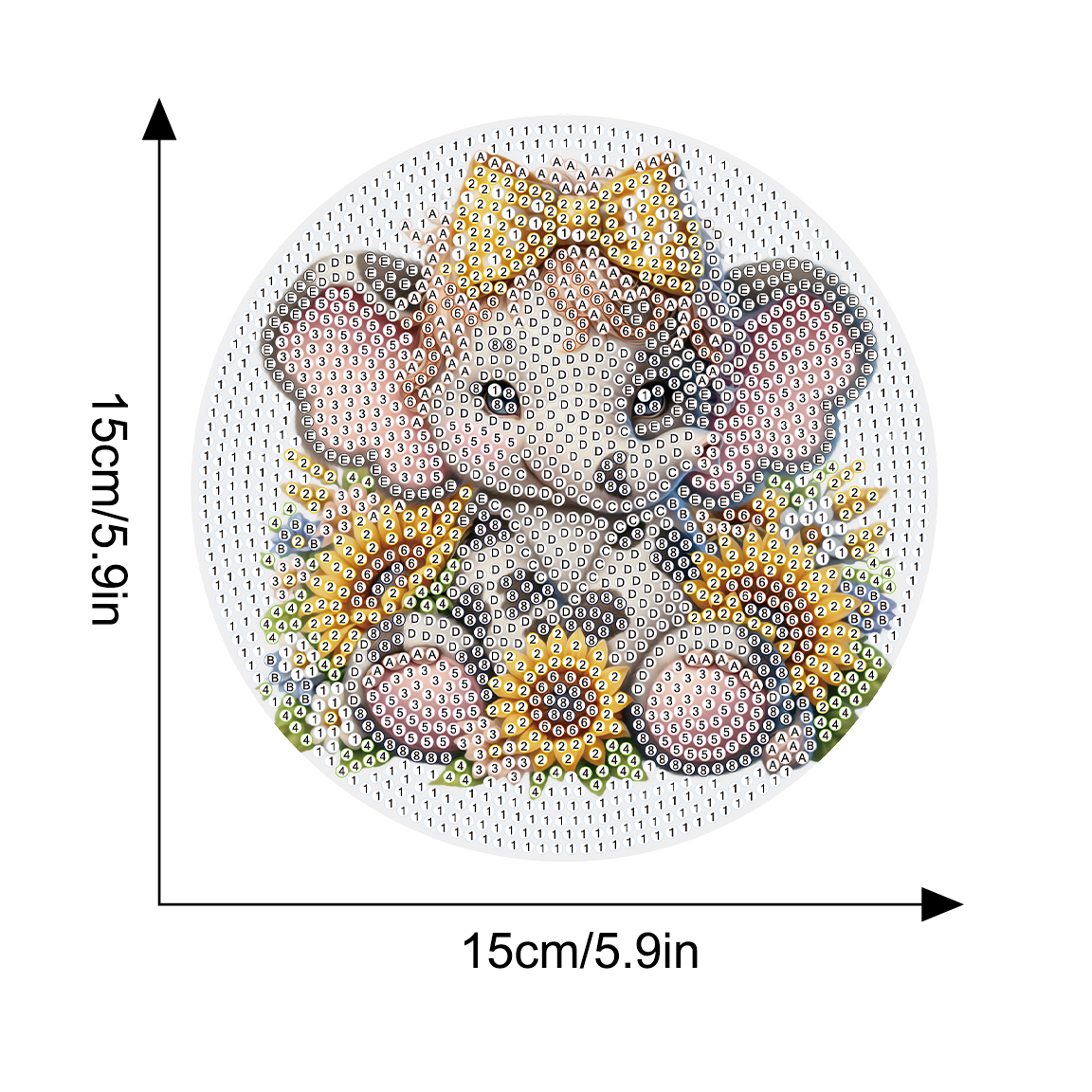 3Pcs Diamond Art Painting Plac - Art Craft Elephant incelemesi ve fiyatı