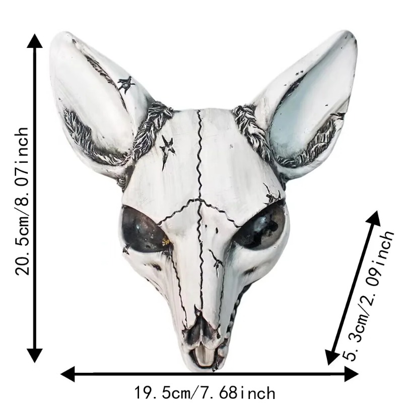Stereo Fox Skull Wall Hanging  - Art Craft Bar incelemesi ve fiyatı