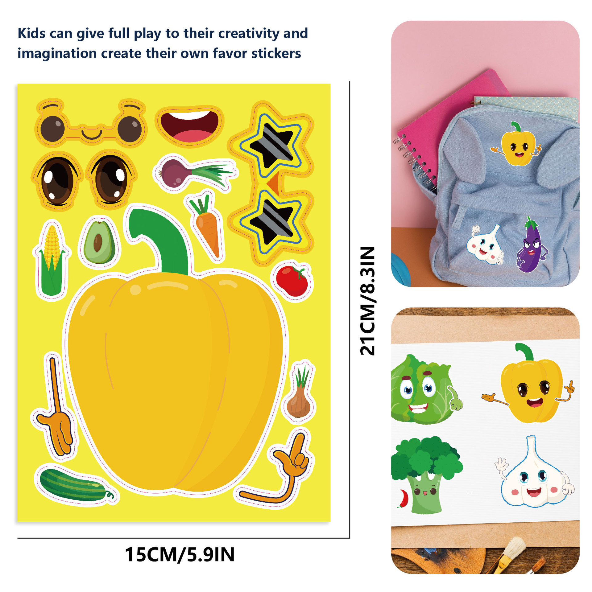16Sheets Make Your Own Fruits  - Art And Craft Vegetable incelemesi ve fiyatı