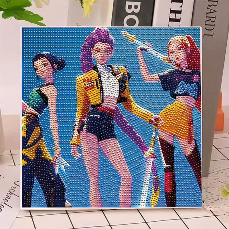 Anime Gilrs Lumi Mila Zoi K-po - Art Craft Home incelemesi ve fiyatı