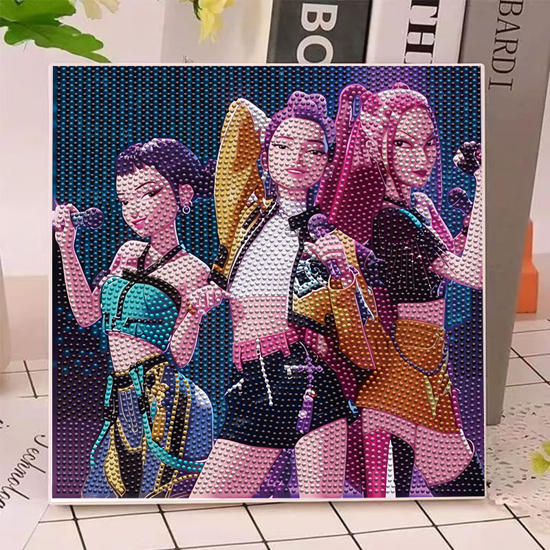 Anime Gilrs Lumi Mila Zoi K-po - Art Craft Home incelemesi ve fiyatı