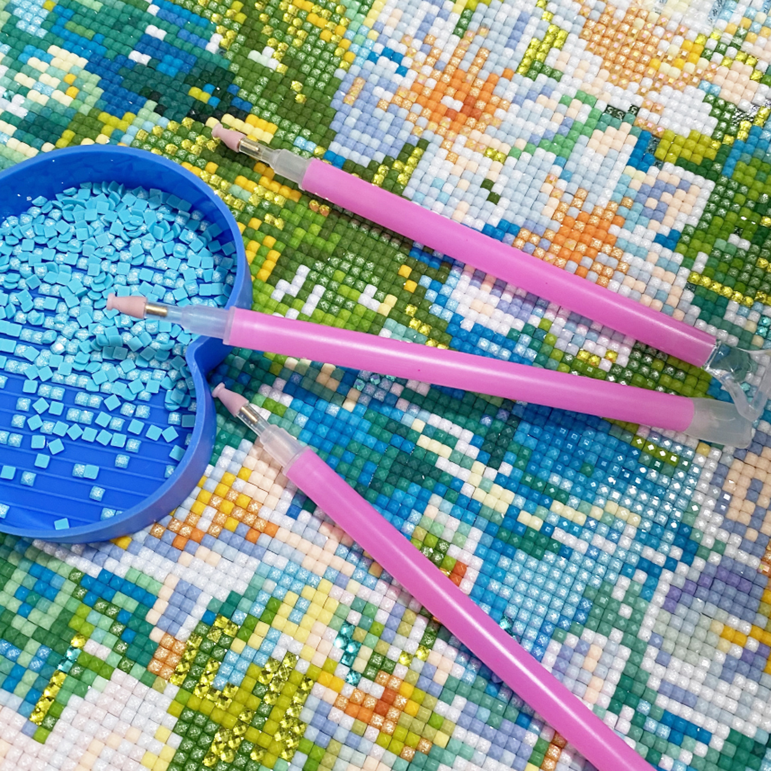 10 Silicone Tips & 3 Pens Diam - Diamond Painting Kit incelemesi ve fiyatı