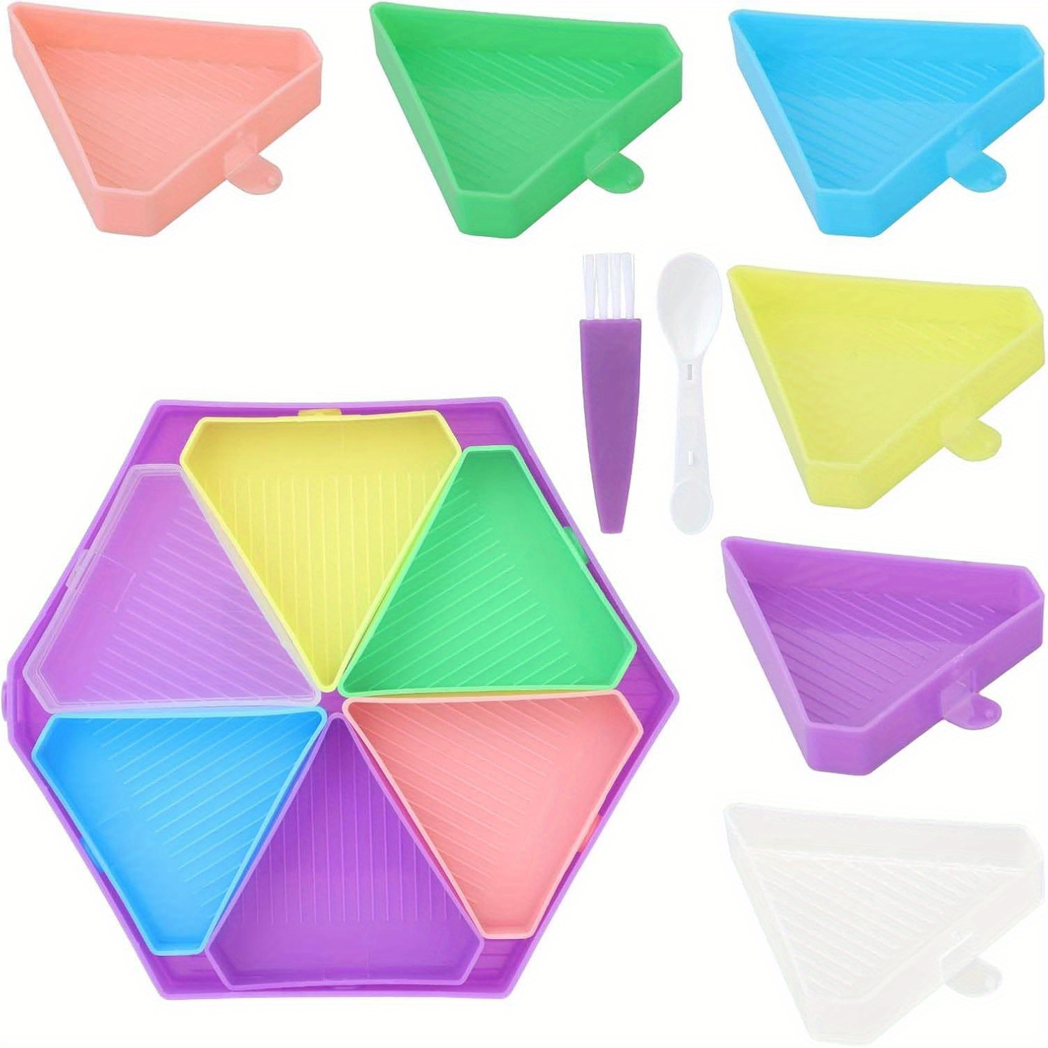 9PCS New Diamond Painting Tray - Diamond Painting Kit incelemesi ve fiyatı