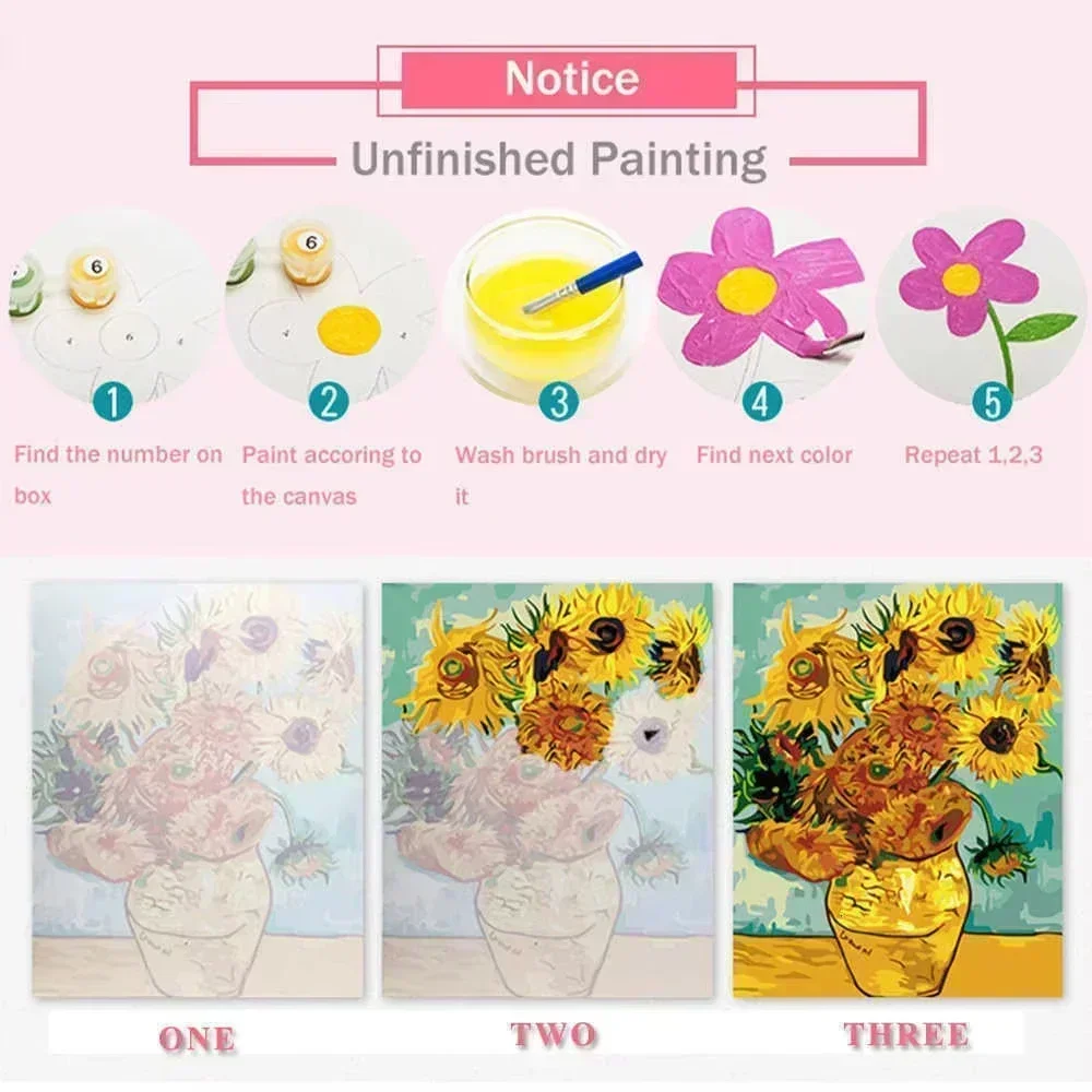 40x40cm Painting By Numbers Ad - Art Craft Game incelemesi ve fiyatı