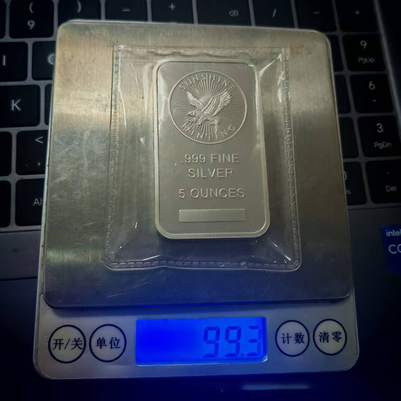 5 Oz Sunshine Minting Silver B - Art Craft Bar incelemesi ve fiyatı