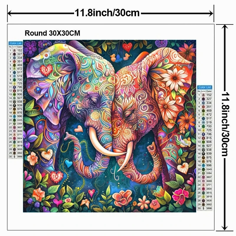DIY Diamond Painting Kit Anima - Art Craft Elephant incelemesi ve fiyatı