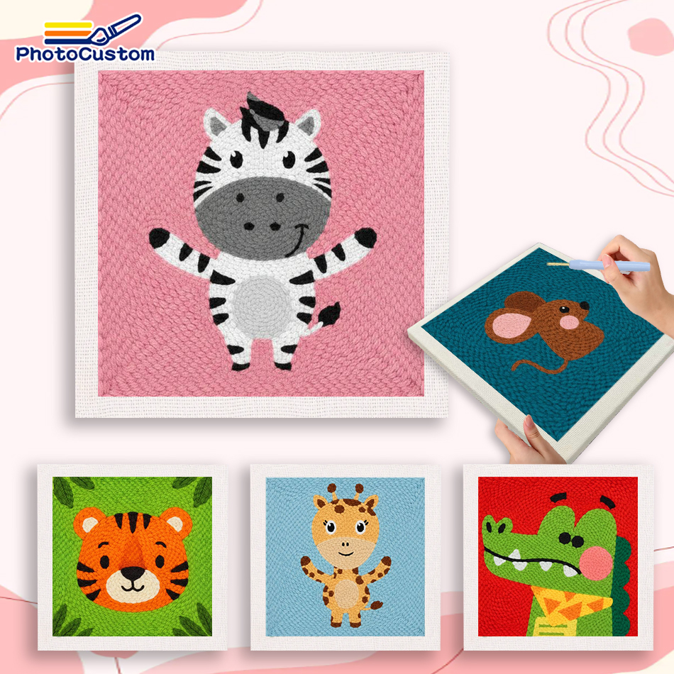 PhotoCustom Zebra Punch Needle - Art Craft Zebra incelemesi ve fiyatı