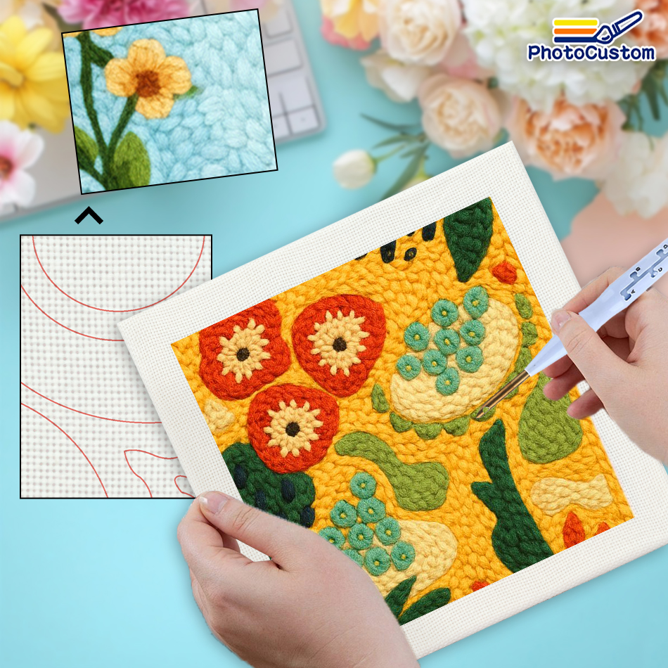 PhotoCustom Zebra Punch Needle - Art Craft Zebra incelemesi ve fiyatı