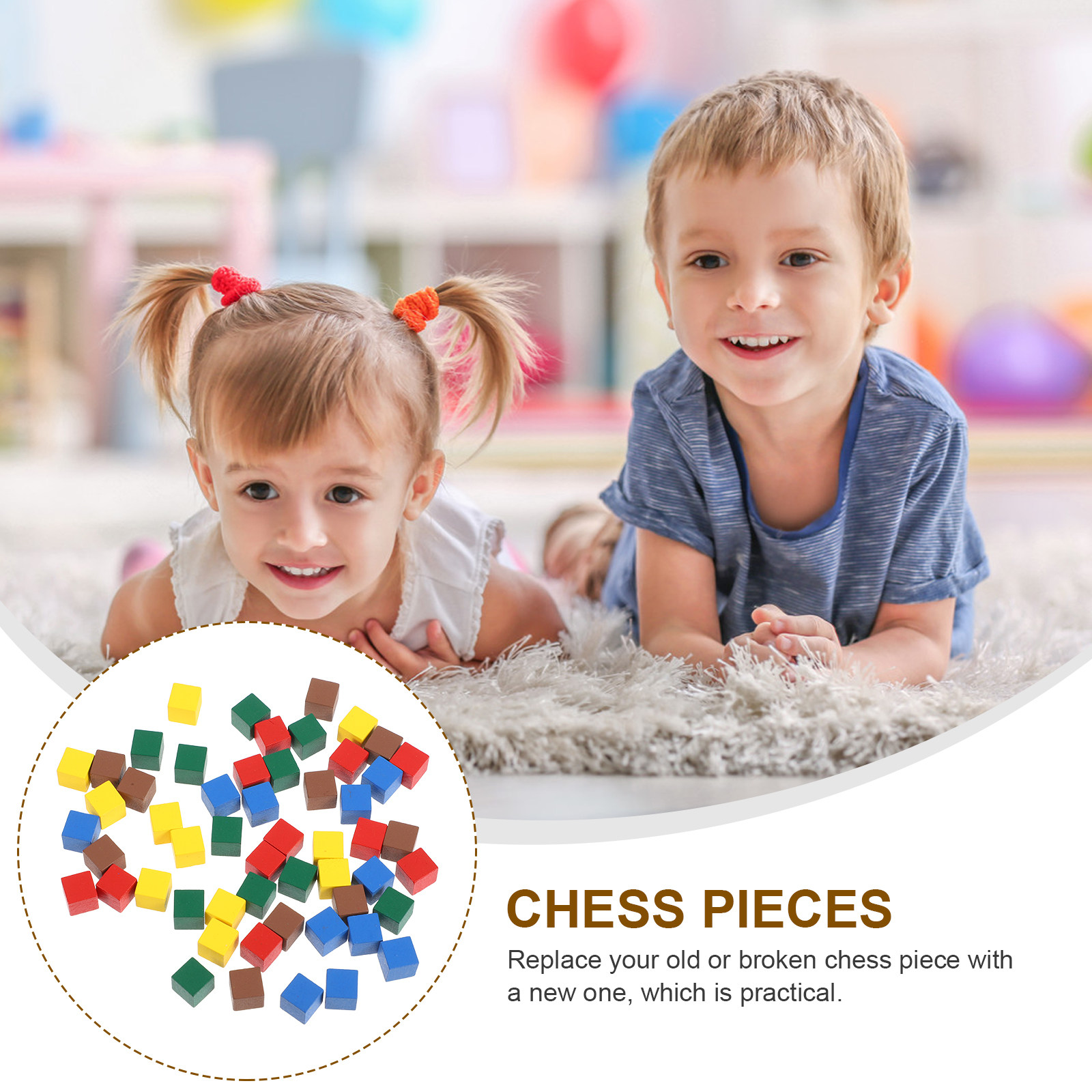 50Pcs Wood Chess Pieces Lightw - Art Craft Game incelemesi ve fiyatı