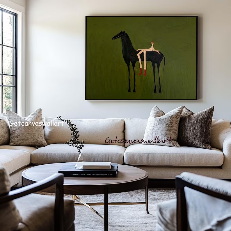 Modern Abstract Western Horse  - Art Craft Toys incelemesi ve fiyatı