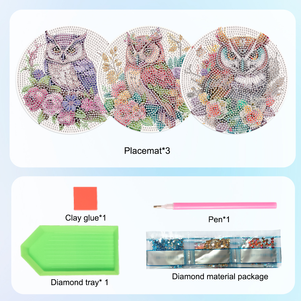 3Pcs Diamond Art Painting Plac - Art Craft Home incelemesi ve fiyatı