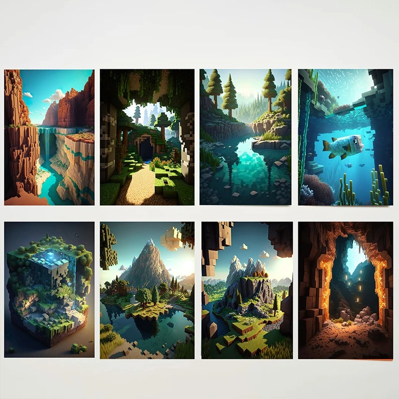 M-Minecraft Poster Mine Game P - Art Craft Game incelemesi ve fiyatı