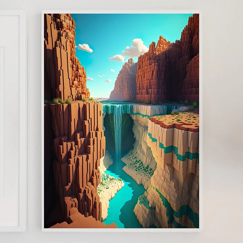 M-Minecraft Poster Mine Game P - Art Craft Game incelemesi ve fiyatı