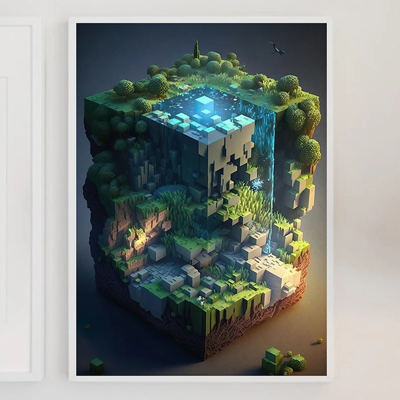 M-Minecraft Poster Mine Game P - Art Craft Game incelemesi ve fiyatı