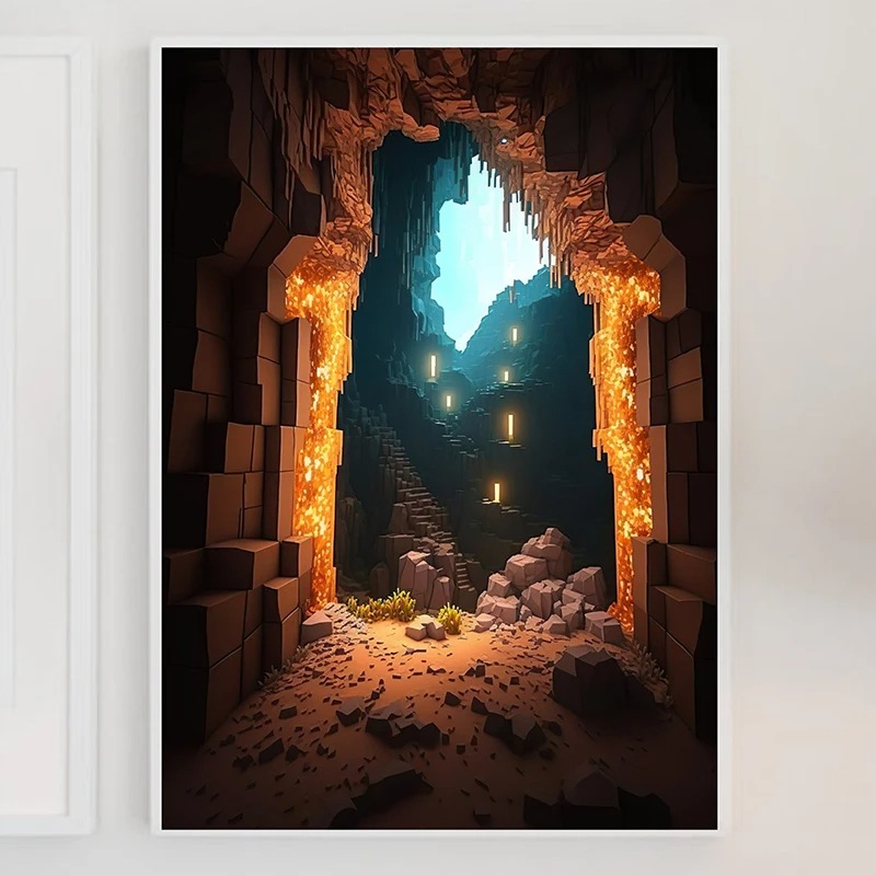 M-Minecraft Poster Mine Game P - Art Craft Game incelemesi ve fiyatı