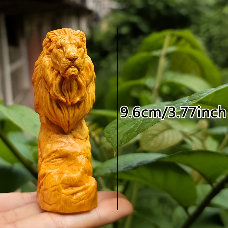 Forest-Style Wooden Lion Head  - Art Craft Lion incelemesi ve fiyatı