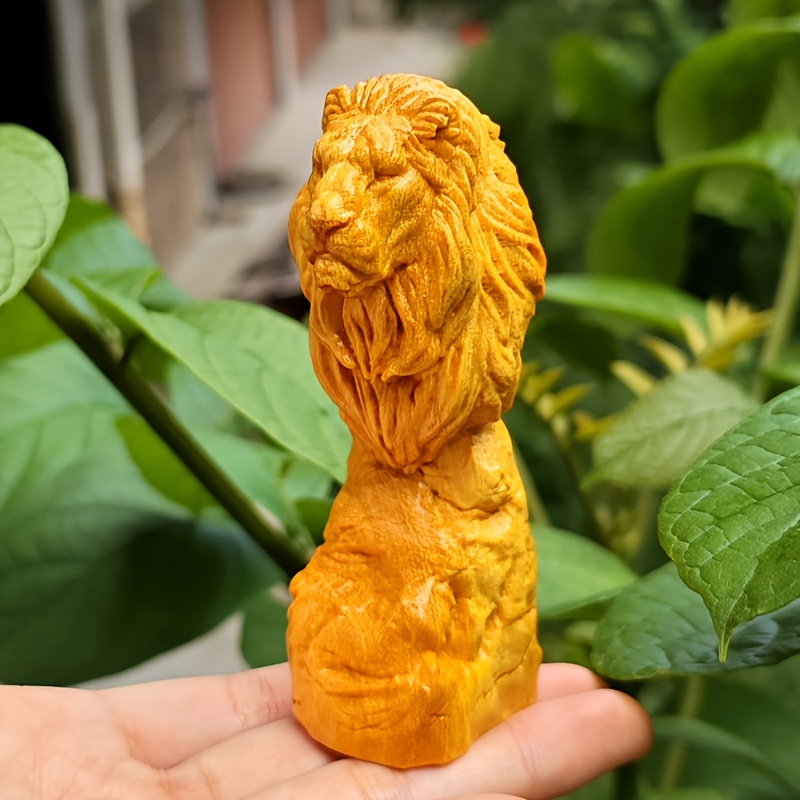 Forest-Style Wooden Lion Head  - Art Craft Lion incelemesi ve fiyatı