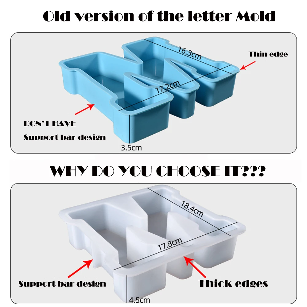 7 Inch Large Letter Silicone M - Art And Craft Letter Z incelemesi ve fiyatı
