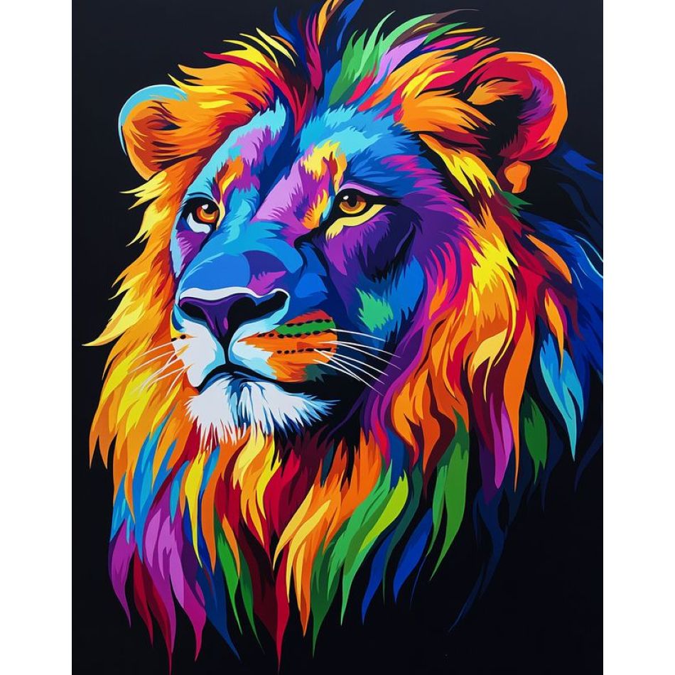 RUOPOTY Colorful Lion Diamond  - Art Craft Lion incelemesi ve fiyatı