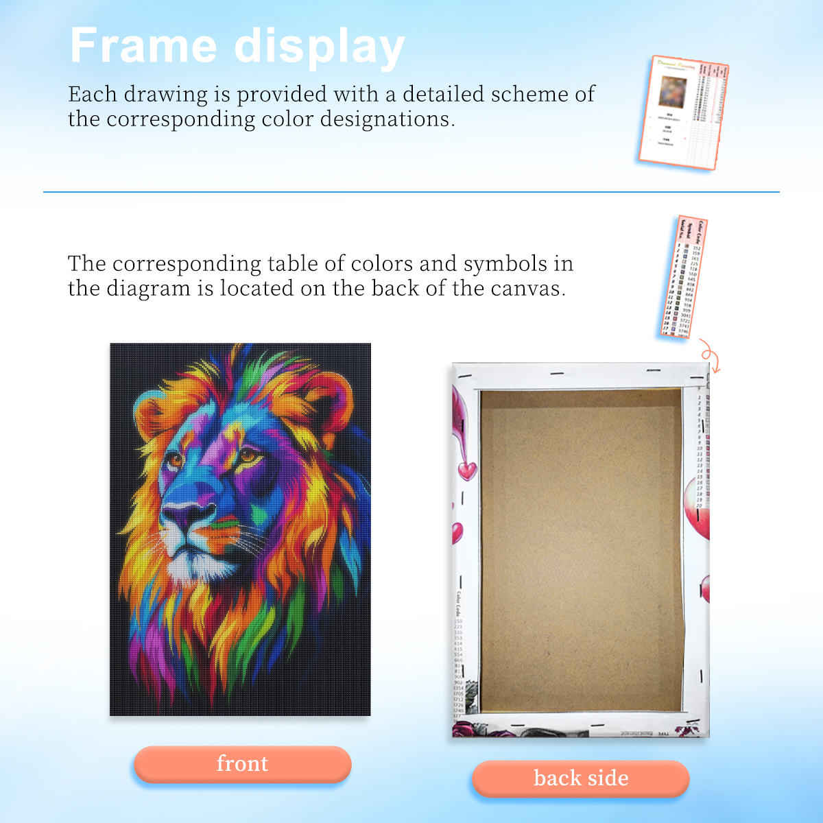 RUOPOTY Colorful Lion Diamond  - Art Craft Lion incelemesi ve fiyatı