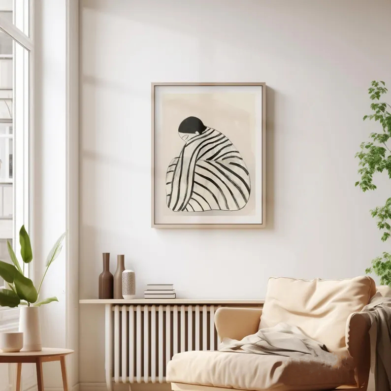 Fashion  Abstract Stripe Woman - Art Craft Toys incelemesi ve fiyatı